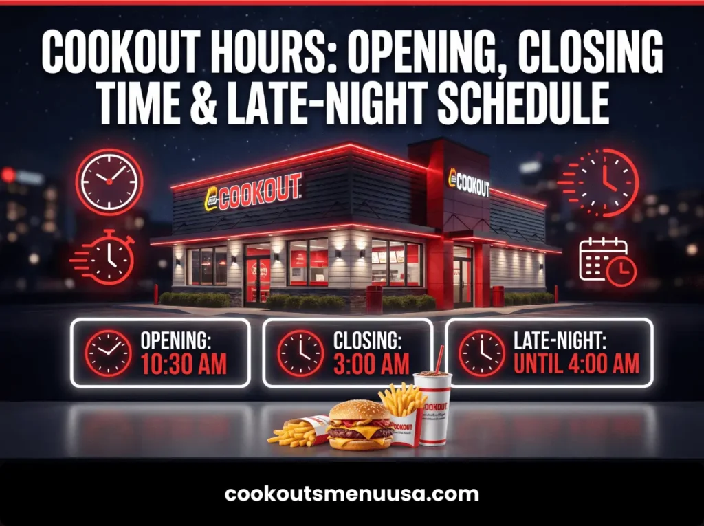 Cookout Hours 1 Cookout Hours