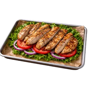 Grilled chicken without bun 