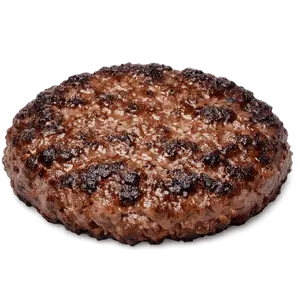 Plain hamburger patty 