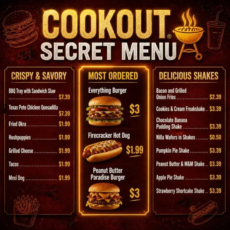 Cookout Secret Menu